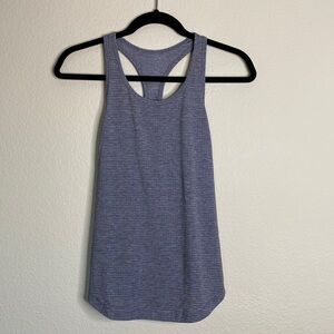 Lululemon racerback loose tank grey dots